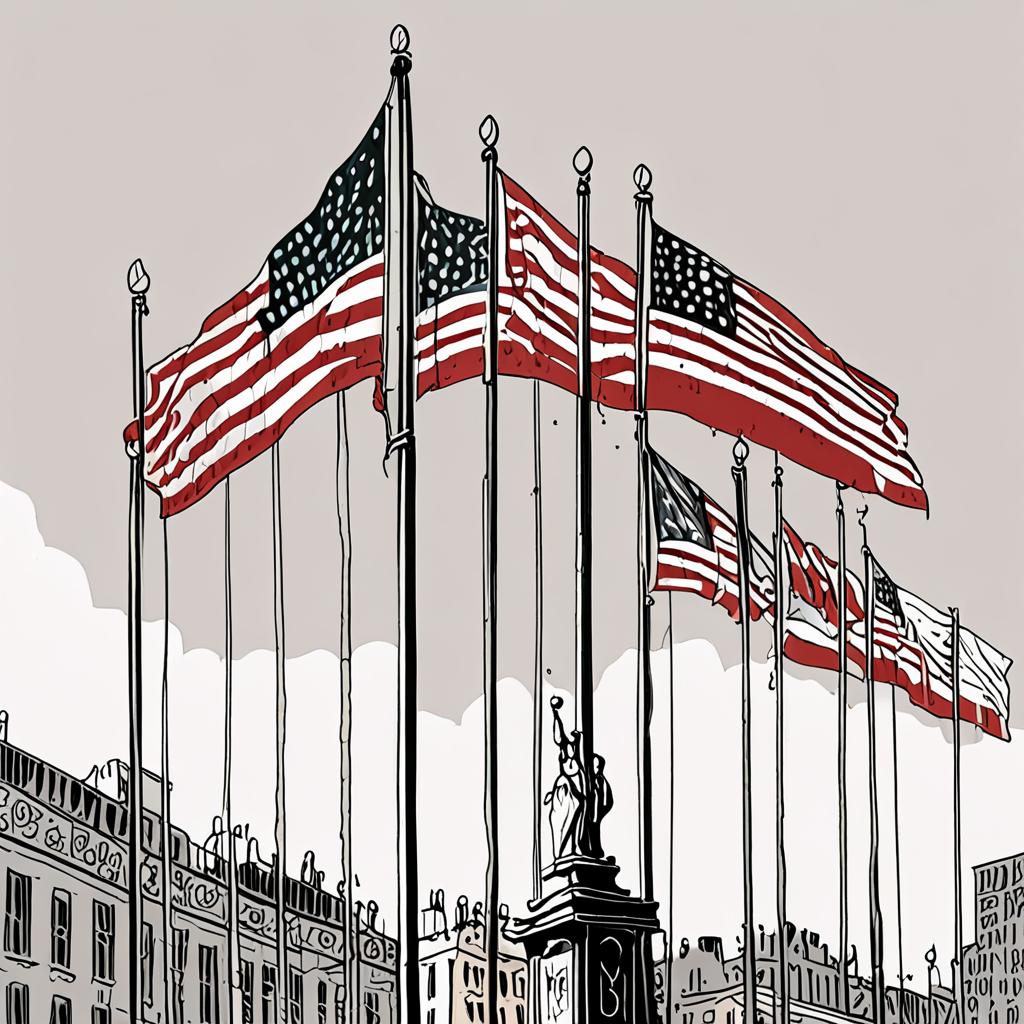 Lowering The Flag